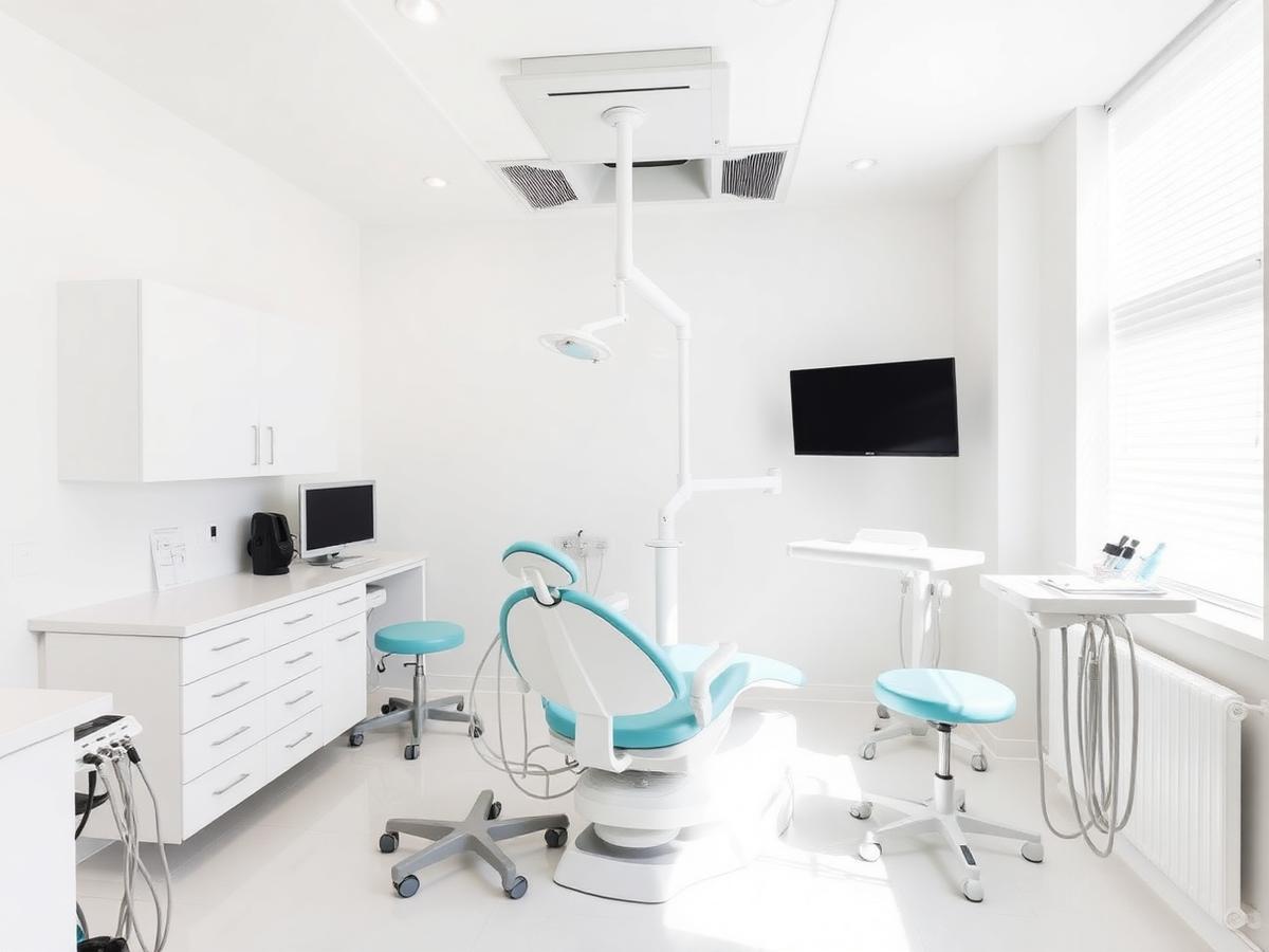 Treatment room with natural light